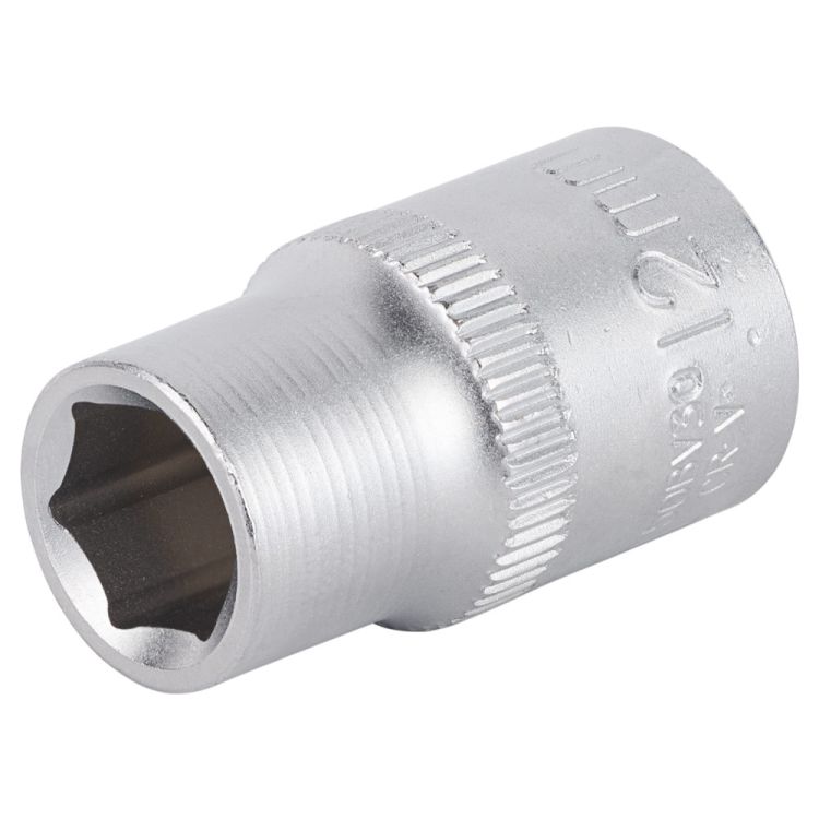 Насадка шестигранная короткая 1/2&amp;quot; 12мм CrV mid Sigma (6071121) - 3