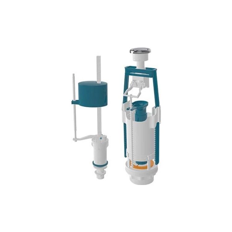 Комплект смывной арматуры НПВ Nova 4163n кнопка старт-стоп - 1