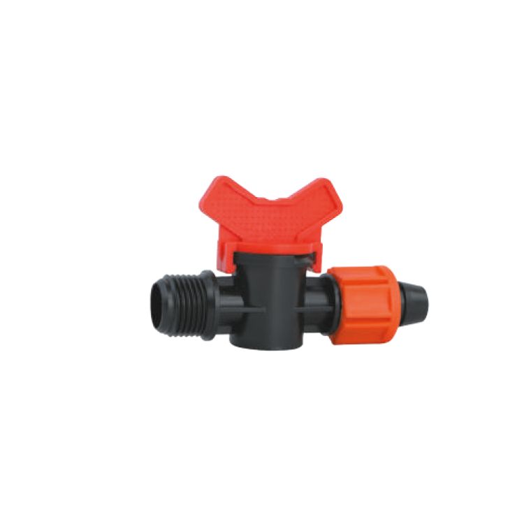 Кран для крапельної стрічки Ø16мм н/р 1/2&amp;quot; FLORA (5079654) - 1
