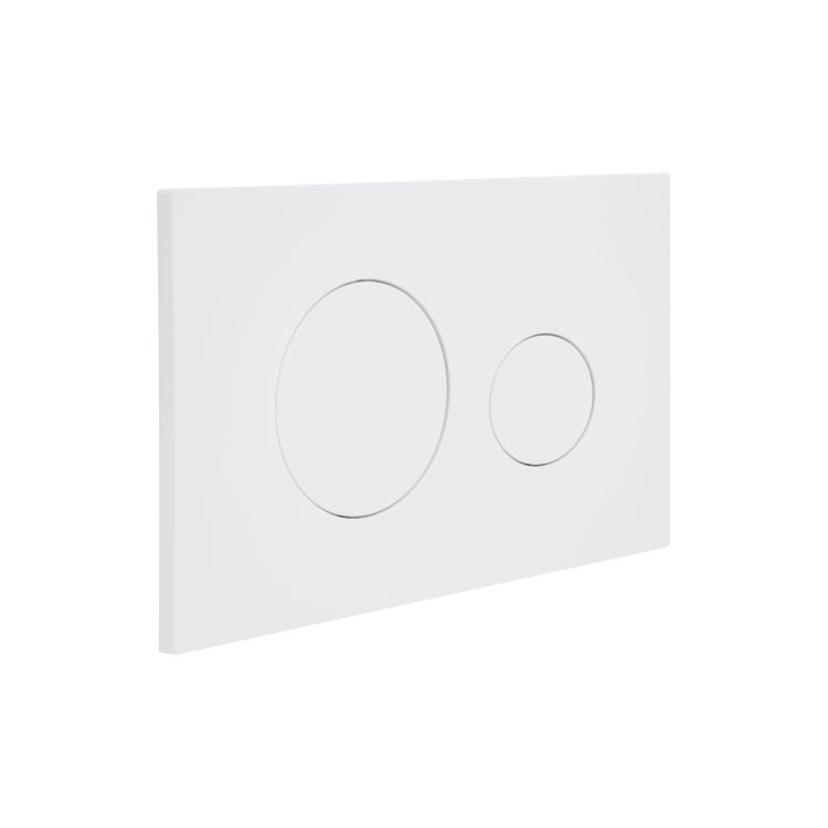 Клавіша змиву Qtap Standard 152x236x28 мм, White, кругла QTSTD164W49468 - 3