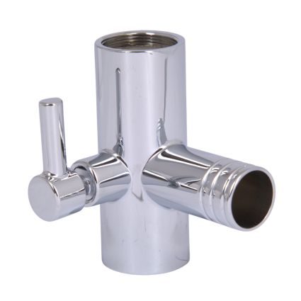 З'єднання стійки Qtap (72х61,5х52) для душової системи Vlasta New Chrome QTVLA7261552CRM49693 - 1