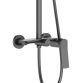 Душова система для душу Qtap Slavonice на два споживача QTSLA110GMB45913 Gunmetal Black PVD - 3