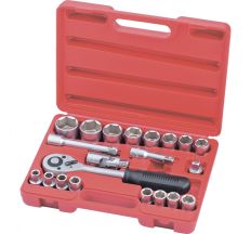 Набор слесарно-монтажный с квадратом 1/2&quot;, 21 предм. MTX MASTER 135219