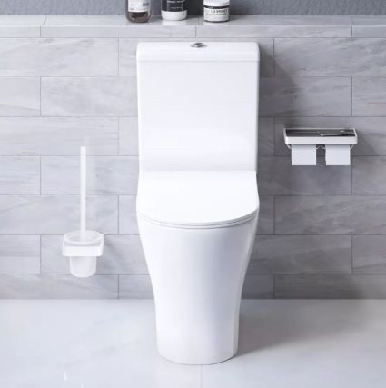 Унитаз-компакт безобедочный с сиденьем микролифт DX86C8600SC Sirius AM/PM - 4