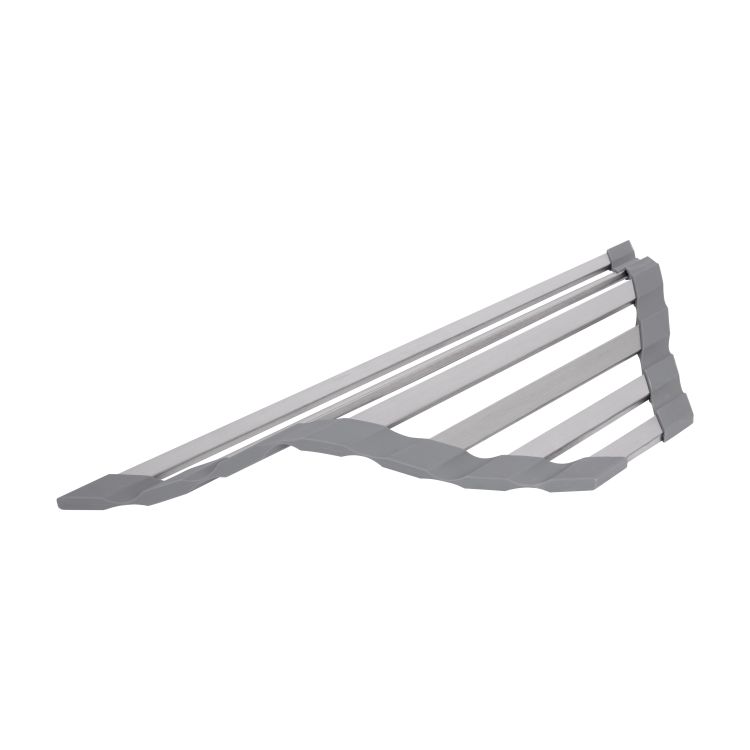 Сушарка на кухонну мийку кутова Lidz Acsis LA19 Gray, плоска основа, для посуду 430х175х10 мм LDACSLA19GRA49772 - 4