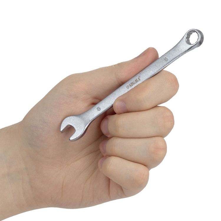 Ключ рожково-накидной 8мм CrV satine Sigma (6021081) - 7