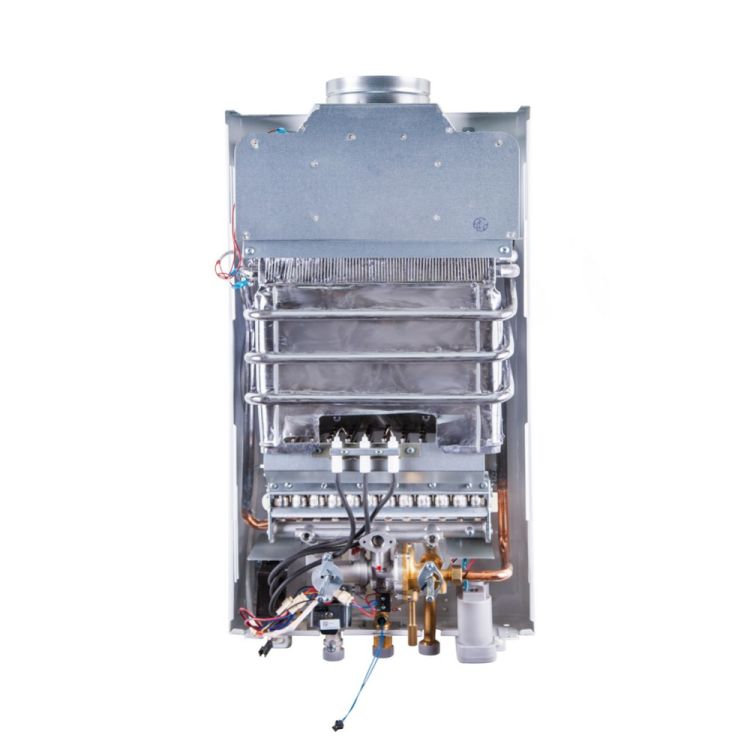 Колонка димохідна газова Thermo Alliance JSD20-10GD 10 л скло (чорне) - 6