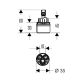 Картридж для змішувача Spojeni 35 мм QT35MM Qtap - 2