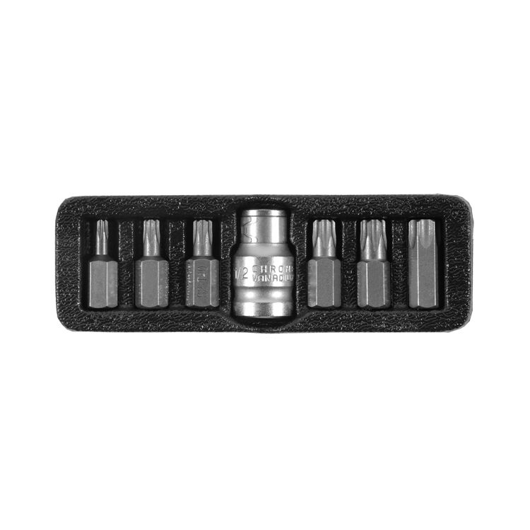Набір біт TORX Ultra ½ 7шт S2 (пласт кейс) (4013502) - 1