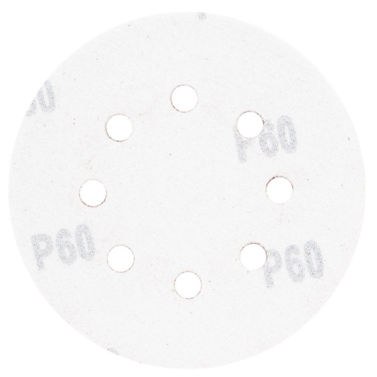 Шлифовальный круг 8 отверстий Ø125мм P60 (10шт) Sigma (9122641) - 2