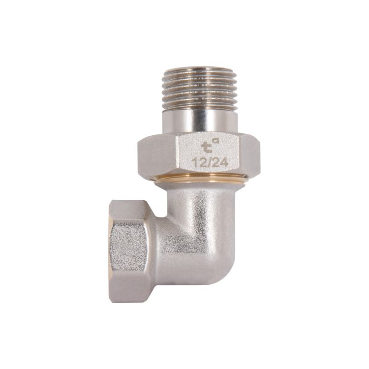 Згін-американка Thermo Alliance Standart 1/2&amp;quot;ВЗ нікель, кутовий TAS191W15 - 4