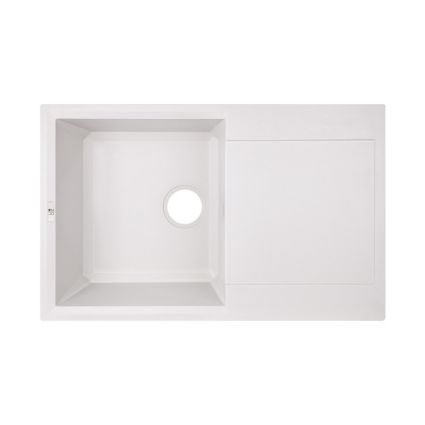 Кухонна мийка Lidz 790x495/230 WHI-01 (LIDZWHI01790495230) - 1