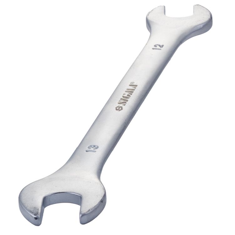 Ключ ріжковий 12*13мм CrV satine Sigma (6025691) - 6