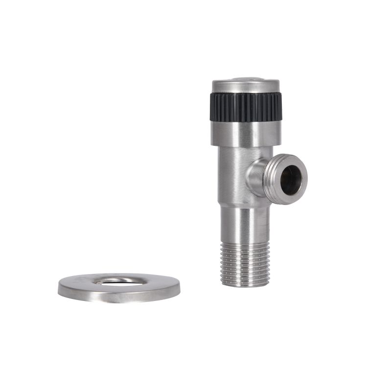 Кран кутовий Thermo Alliance Standart 1/2&amp;quot;ЗЗ нерж., з керам. буксою TAS345W1515SS - 7