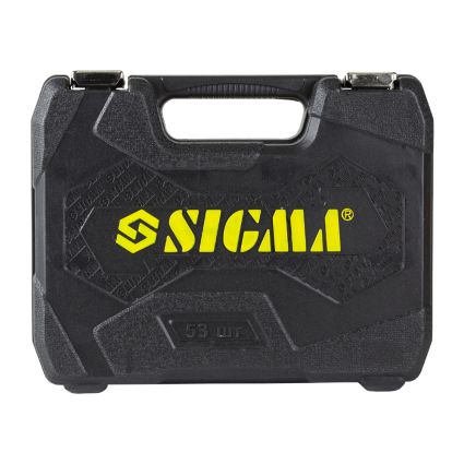 Набір насадок торцевих і біти 1/4&amp;quot; 53шт CrV Sigma (6003521) - 2