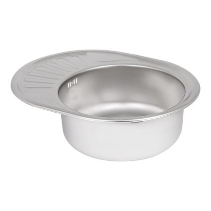 Кухонна мийка Brinex 5745 0,8 мм Satin (BRIN5745SAT08) - 4