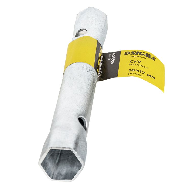 Ключ трубчастий 16*17мм Sigma (6026121) - 3