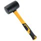 Киянка резиновая чёрная 680г фиберглассовая рукоятка SIGMA (4317371) - 2