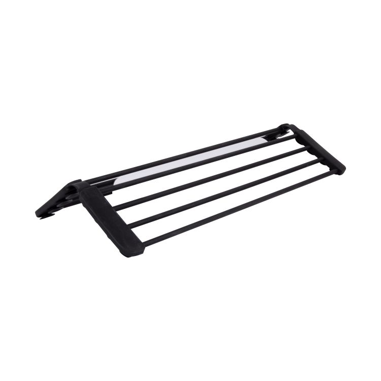 Сушарка на кухонну мийку з присоскою Lidz Acsis LA09 Black, кругла основа, для посуду 440х234 мм LDACSLA09BLM49777 - 4