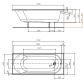 Ванна прямокутна 170x70 см Opal Plus акрил без ніг Kolo - 2