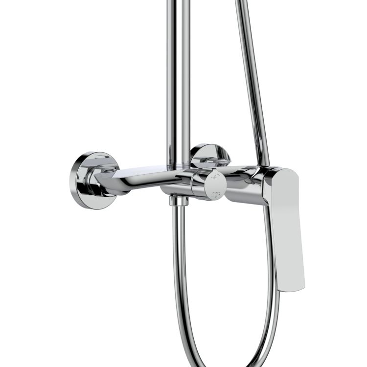 Душова система для душу Qtap Slavonice на два споживача QTSLA110CRM45912 Chrome - 3