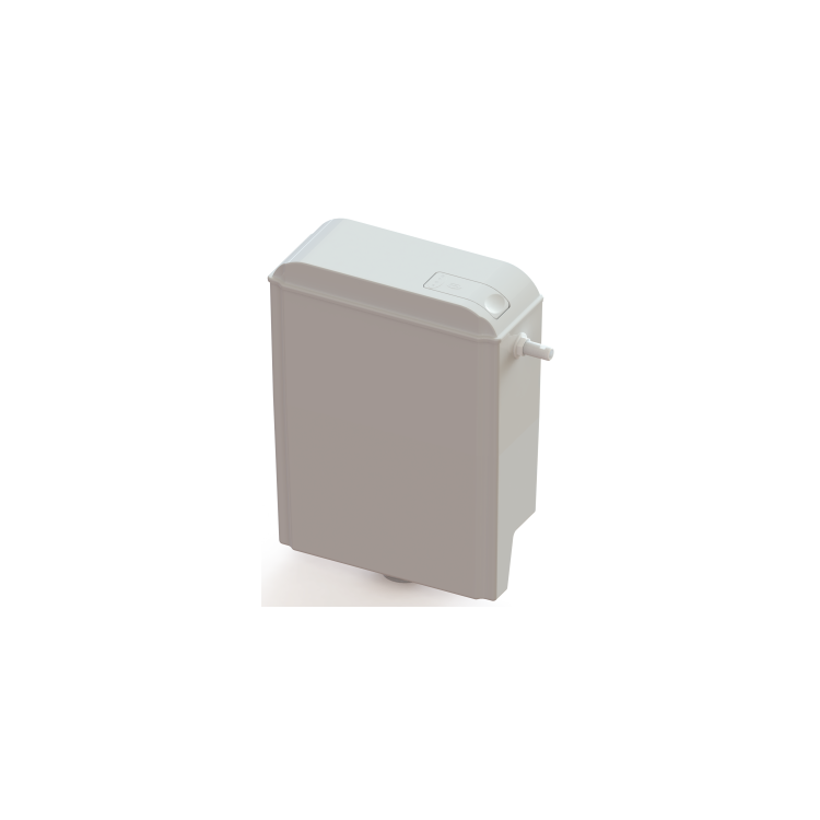 Бачок зливний в компл з зливн механізмом SLIM-side 02006 Plastic toilet tank - 1