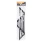 Сушарка на кухонну мийку кутова Lidz Acsis LA20 Black, плоска основа, для посуду 430х175х10 мм LDACS297BLM49773 - 6