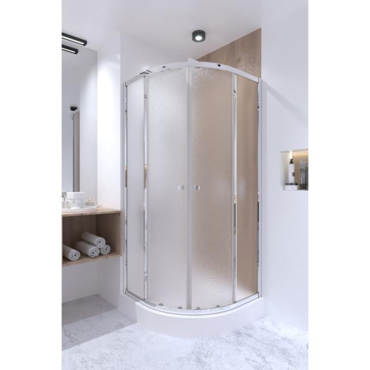 Набір Q-tap душова кабіна Presto CRM1099AP5 Pear + піддон Uniarc 309915 - 9