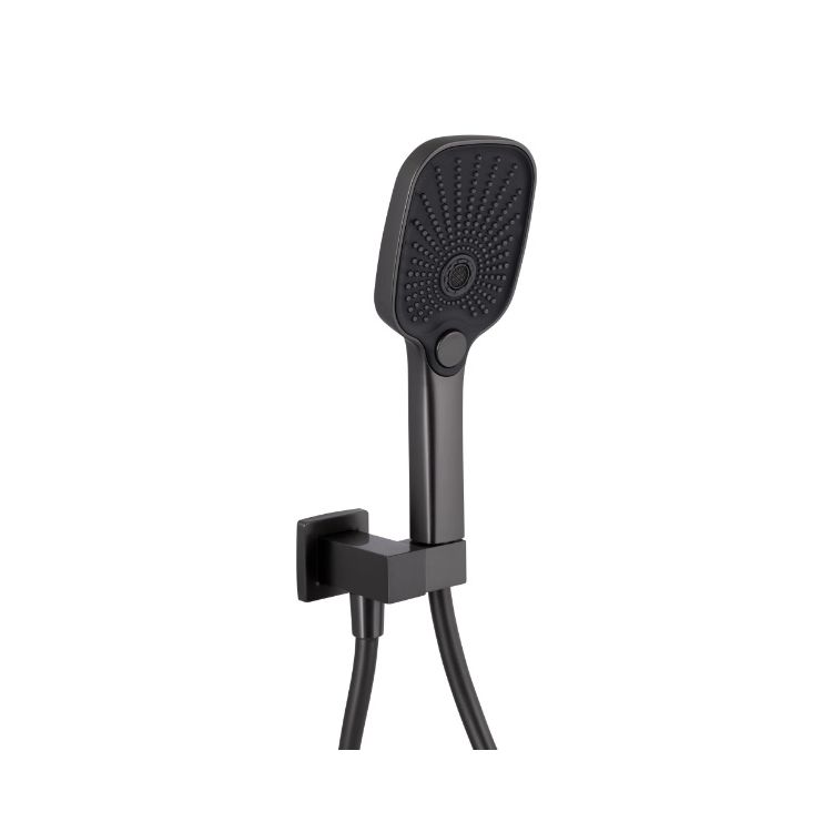 Душевая система скрытого монтажа Gemini на 3 потреб.Gunmetal Black PVD Q-tap - 7