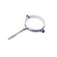 Хомут г/г+гайка+винт+дюбель (100) 4&amp;quot; Санди (белая резина) SD100100 - 1