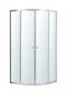 Душ.кабина CADIZ 90-R 1039.114501 полукруглая, 90*90*190см раздвижная, стекло прозрачное VOLLE - 1