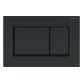 SIGMA30 смывная клавиша, двойной смыв: черный матовый, легко чистящееся покрытие, черный - 1