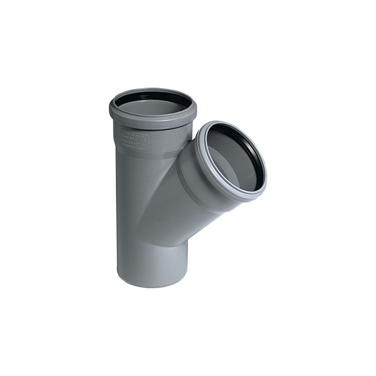 Тройник канализационный 110x110x45° Reiger - 1