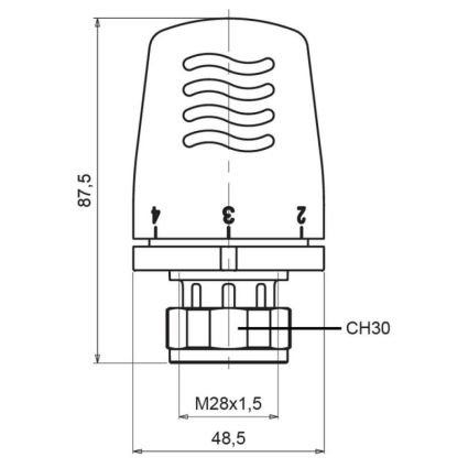 Термоголовка Icma 28х1,5 №1100 - 2