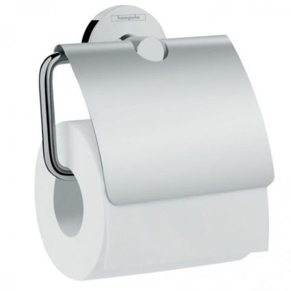 Logis Держатель туалетной бумаги, с крышкой, хром - 1