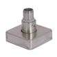 Кронштейн стійки Lidz (34,5х53х53) для душових систем Kubis 1033,1030 Nickel LDKUB3455353N49524 - 2