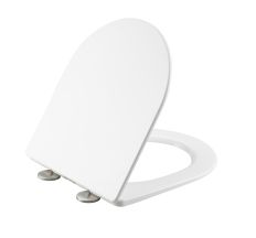 Qtap Сидіння для унітаза (Jay 640, Swan 640) 422x360x30 мм, White, з мікроліфтом, Slim Duroplast, Quick Release QTSC179W48699