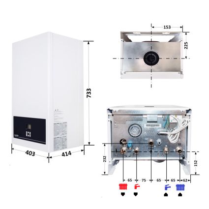 Котел газовий Airfel DigiFEL Premix 30 кВт - 2