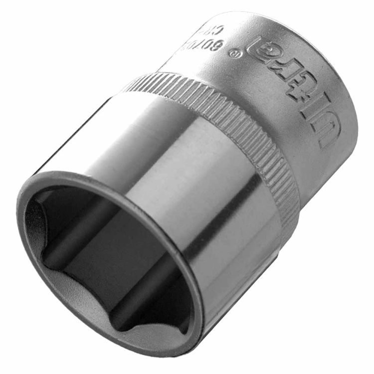 Насадка шестигранна коротка 1/2&amp;quot; 22мм CrV ULTRA (6070222) - 3