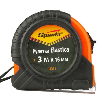 Рулетка Sparta Elastica 3м*16мм обрезиненный корпус 31311 - 1