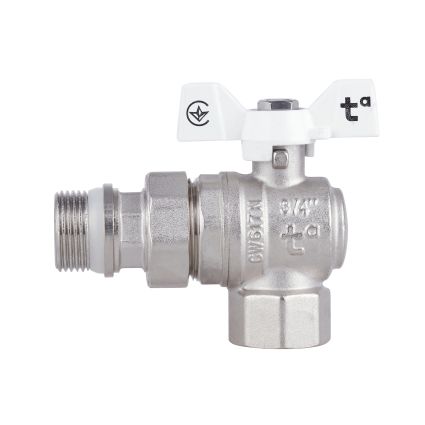 Кран з амер. кутовий 3/4&amp;quot; Forte з антипрот 223W20 - 4