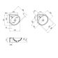 Раковина Qtap Leo 390x365x130 White QT11115010WN - 2