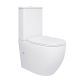 Унитаз-компакт Qtap Robin Ultra Quiet безободочный с сиденьем Soft-close QT13226089AW - 1