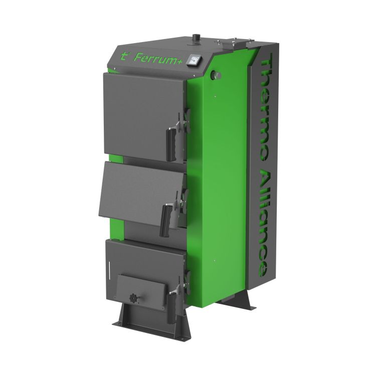Котел твердотопливный стальной 16 кВт Ferrum Plus V 4.0 FSF+16 Thermo Alliance - 1