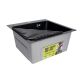 Сушарка на кухонну мийку кутова Lidz Acsis LA16 Black, кругла основа, для посуду 430х70х10 мм LDACSLA16BLM49769 - 5