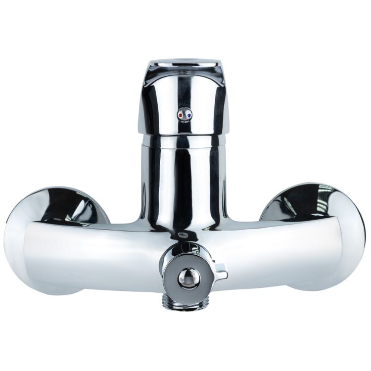 Змішувач SD Ø40 для ванни гусак прямий 350мм дивертор вбудований картріджний TAU (SD-2C243C) - 2