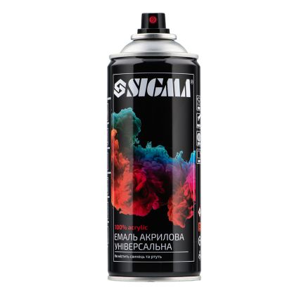 Эмаль аэрозольная акриловая 400мл RAL 5002 ультрамариново-синий глянец SIGMA (2737141) - 2