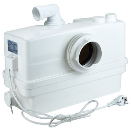 Каналізаційна станція 0.6 кВт Hmax 8.5 м Qmax 110л/хв 3 входи + фронтальний вхід 90мм LEO 3.0 (776914) - 1