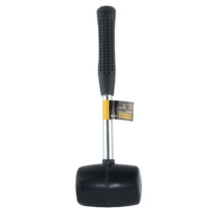 Киянка резиновая чёрная 450г металлическая обрезиненная рукоятка SIGMA (4317481) - 1