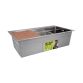 Акційний набір Lidz: мийка H7545 Brushed 3,0/1,0 мм + Змішувач Aria для кухні з гнучким виливом (k35) Grey - 4